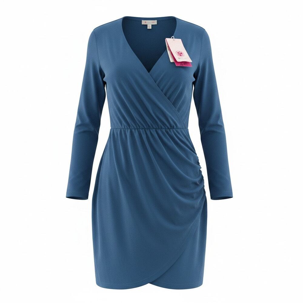 Jr's 9 Fashion Lycra Dress Size Small. Teal green.